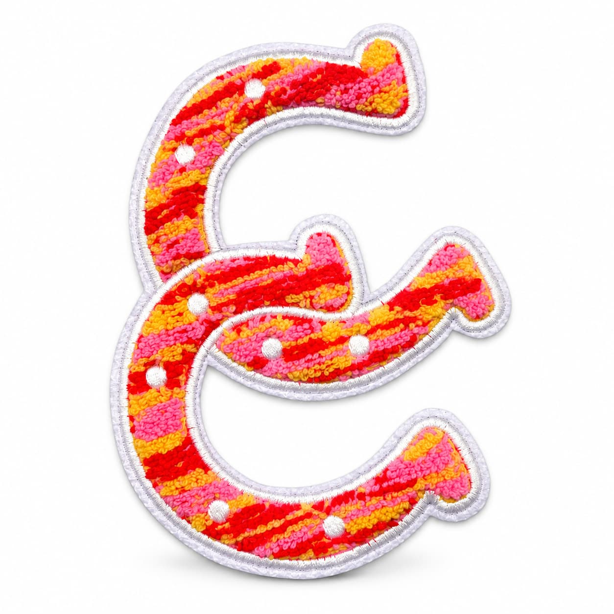 Multi-color chenille
